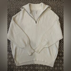 Aerie sweater, size S. New, never worn. No tags, cream colored oversized fit.